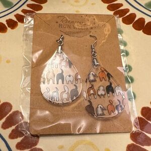 Run Wild Animal Print Teardrop Earrings